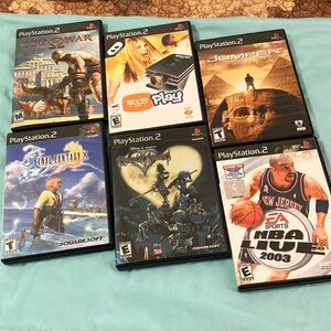 Bundle of six station two games. Great for your collection.